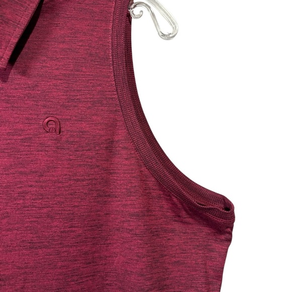 NWOT, HYBA, Plus Size Sleeveless Polo Top - Maroon, XXL πββοΈββ‘οΈ - Picture 5 of 8